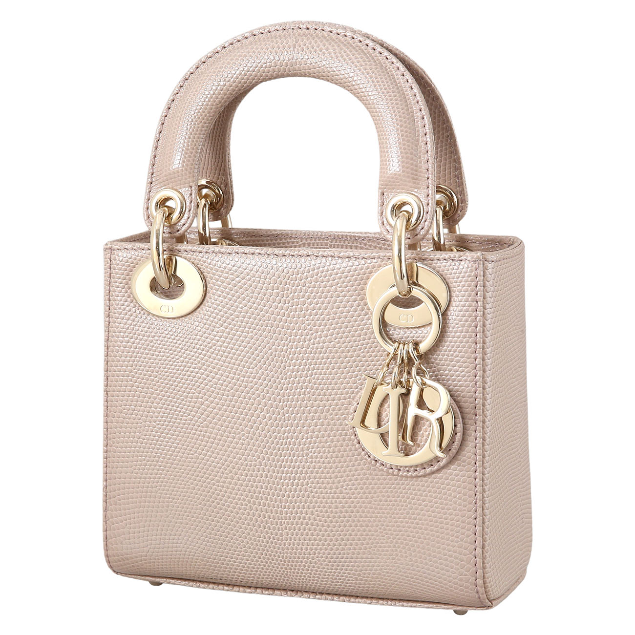 CHRISTIAN DIOR(USED)크리스찬디올 리자드 레이디디올 미니 백